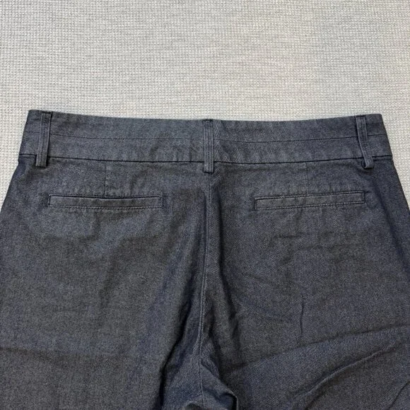 Lee Womens Blue Just Below The Waist Bermuda Style Shorts High Rise Size 12M - Picture 4 of 12